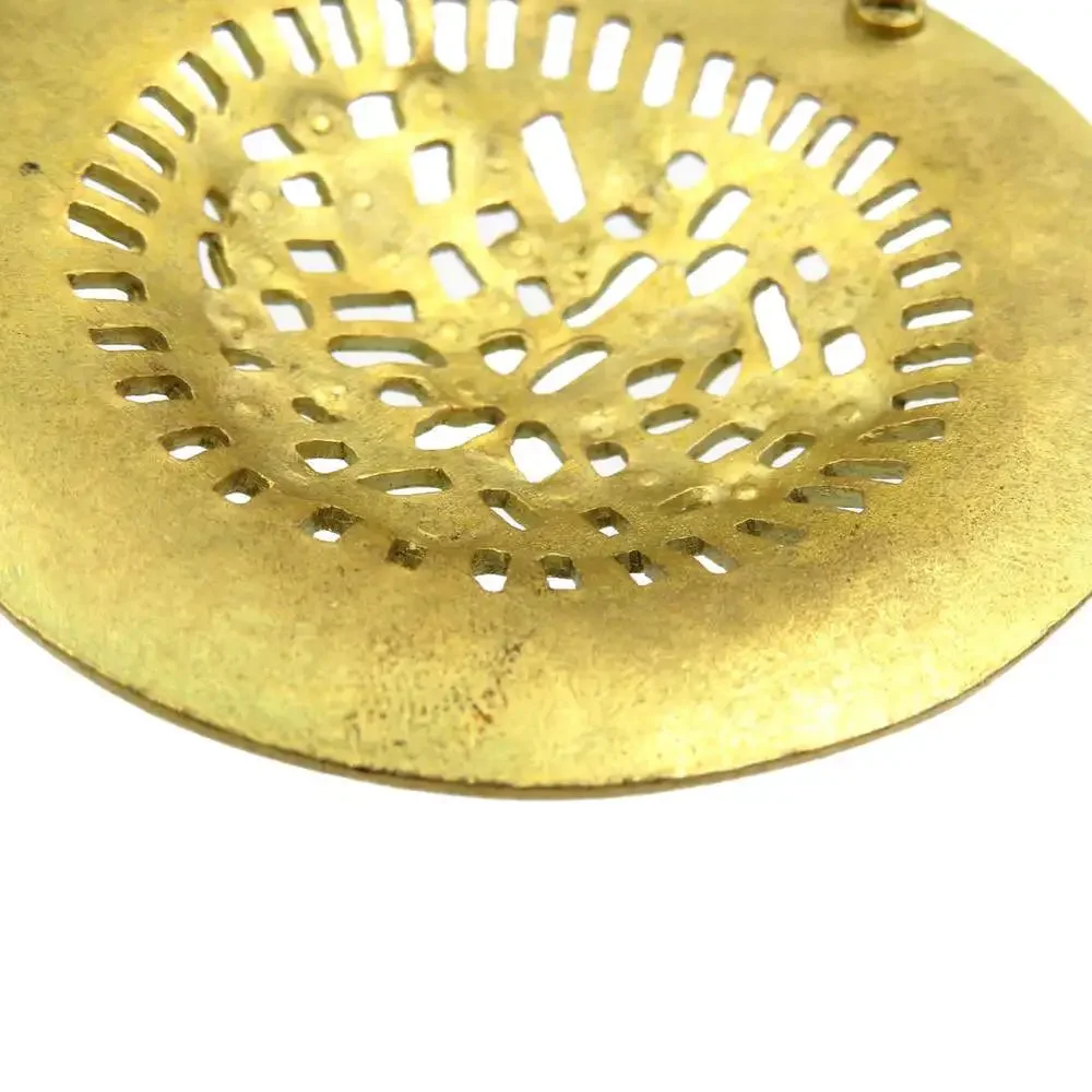 Chanel Vintage Straw Hat Brooch Metal #222232C59B - Picture 3 of 4